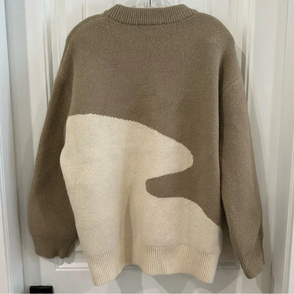 Oak & Fort Chunky Knit Oversized Sweater - Picture 3 of 5